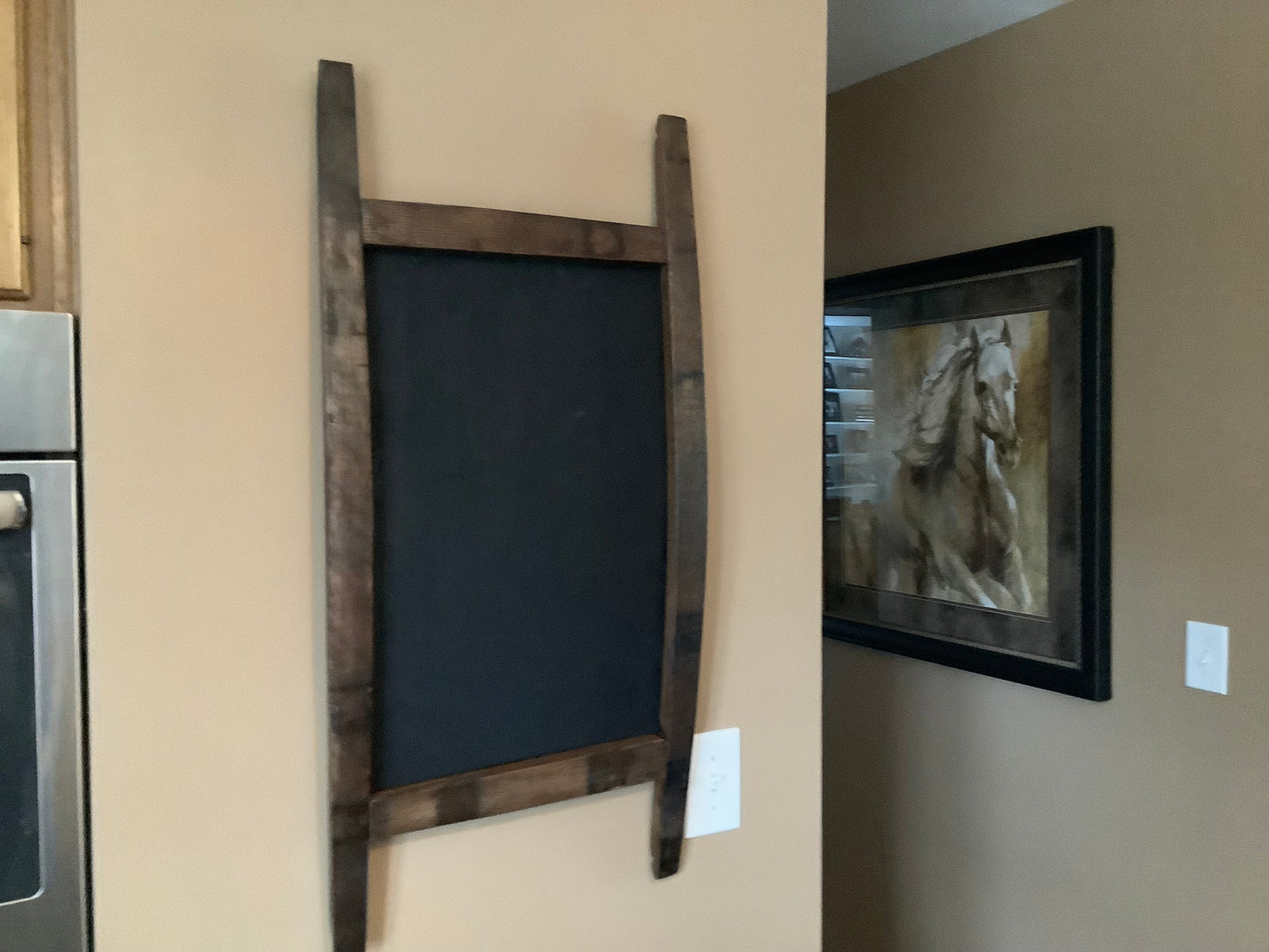 Bourbon Barrel Stave Chalk Board