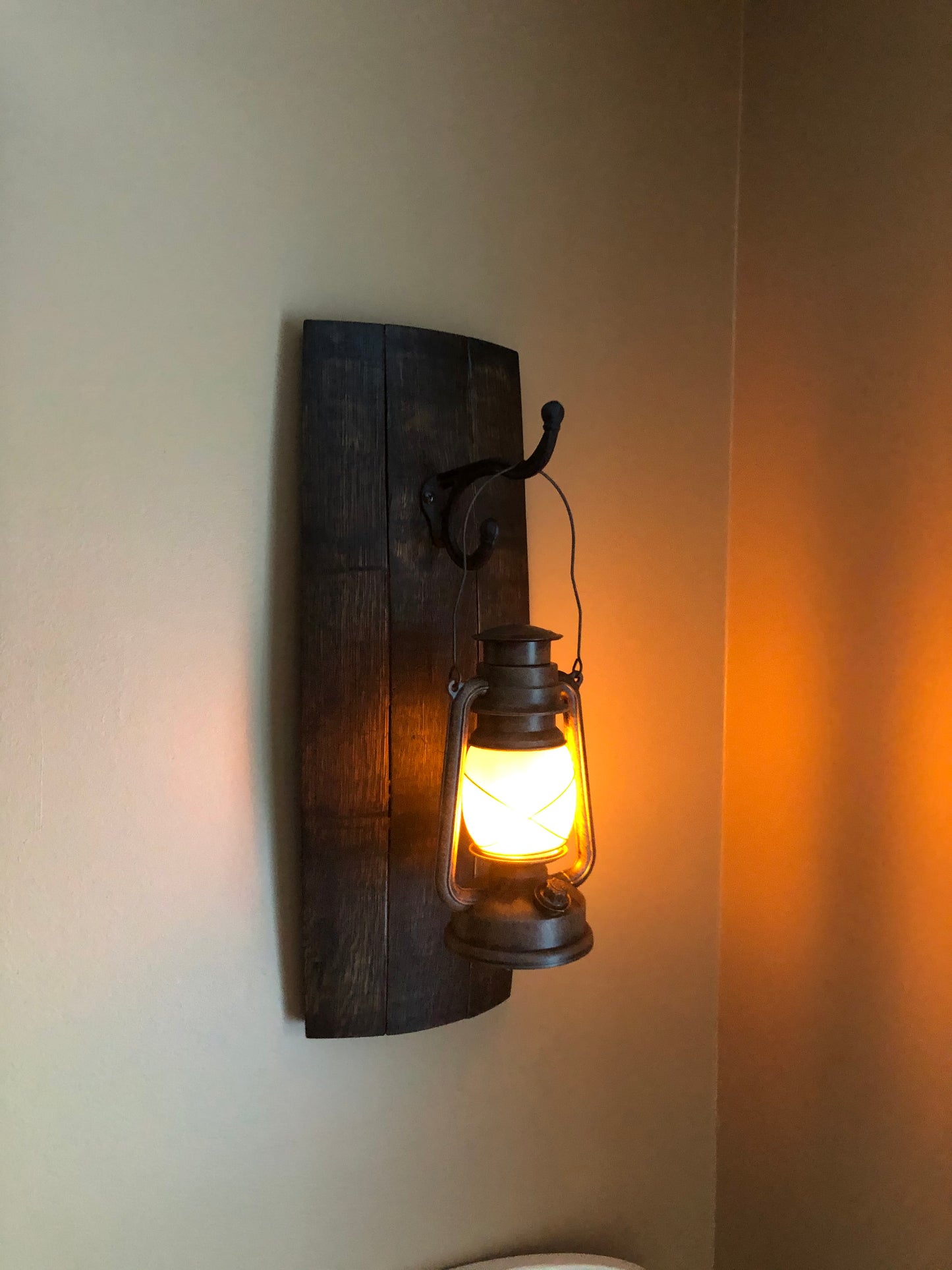 Bourbon Barrel Sconce Lantern Light Holder (set of 2)